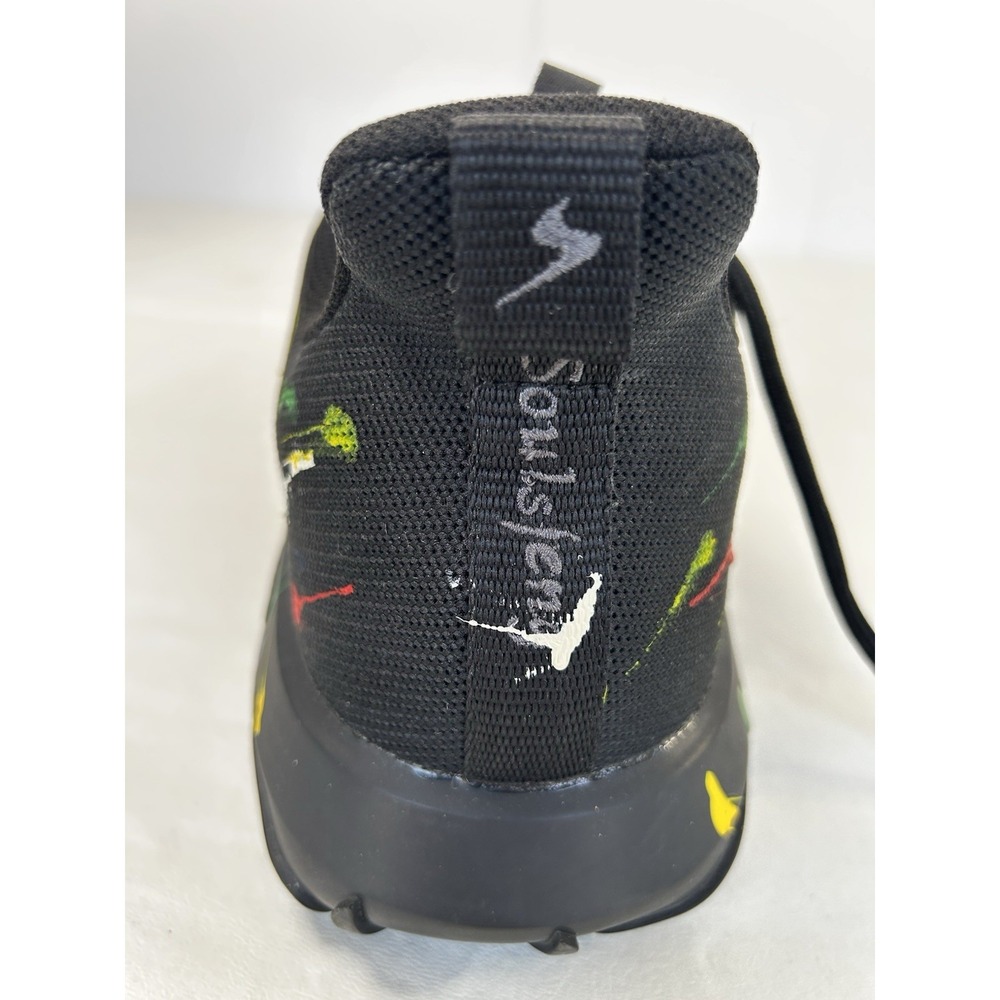 Soulsfeng Sneakers Running Shoes Men's Sz 15.5 Black Olympic Spray Paint Splash - Picture 16 of 16